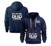 TUIAIFA Sudaderas con Capucha for Hombre Sudadera Informal for Walking Dead