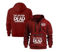 TUIAIFA Sudaderas con Capucha for Hombre Sudadera Informal for Walking Dead