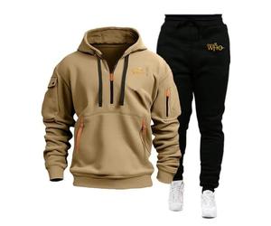 TUIAIFA Traje de Jogging for Doctor Who Chándal de 2 Piezas con Capucha y pantalón Deportivo for Hombre Chándal con Capucha de Dos Piezas(A,L)