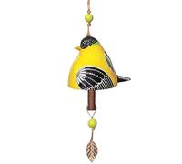 Tuidzljd Bird Song Bell Decoración de Jardín, Campana de Viento Rústica Colgante, Colgante de Campana de Tubo de Metal Colgante de Campana de Puerta, Regalo de Festival D