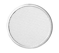 Tuidzljd Rejilla para Hornear Pizza con Borde de Aluminio Sin Costuras de 13 Pulgadas: Flujo de Aire Mejorado y Crujiente