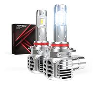 TUINCYN Bombillas 9005 HB3 LED 120W 26000LM 6000K Blanco, 600% Super Brillante 9005 Alto/Bajo de Faros de Coche, Sin Polaridad Plug and Play No Requiere Adaptador Lámpara Halógena de Reemplazo (2pcs)