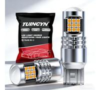 TUINCYN W21/5W Bombilla LED, 12 V 24 V Amarillo Bombilla LED W21W T20 7440 7440 para LED Fuego Stop Bulbs, Luces de marcha atrás, Posición de la lámpara, Luces de Días, 2 bombillas