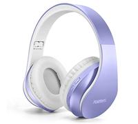 TUINYO Auriculares Bluetooth, Auriculares inalámbricos Oreja con micrófono, Auriculares inalámbricos estéreo Plegables y Ligeros para Viajes, Trabajo, TV, PC, teléfono móvil
