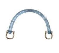 TUITA 1 Uds. Asa acrílica para Bolsos, Bolso Transparente Tejido en Forma de U, Asas para Bolsos, Correa para Bolso Transparente DIY con Hebilla D, Accesorios para Bolsos
