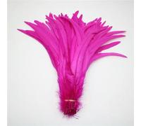 TUITA 100 Uds Plumas de Cola de Gallo Naturales 30-35cm/10-16 Pulgadas decoración de Ropa Puesta en Escena Pluma de Cola de Gallo