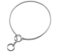 TUITA Collar de Cadena de Metal para exposición de Perros, Collar Deslizante para Mascotas para espectáculos, Collar de Cadena de latón Fino Ajustable para Perros pequeños, medianos y Grandes