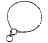 TUITA Collar de Cadena de Metal para exposición de Perros, Collar Deslizante para Mascotas para espectáculos, Collar de Cadena de latón Fino Ajustable para Perros pequeños, medianos y Grandes