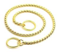 TUITA Collar de Perro con Cadena de Metal, Collar para Perro, Entrenamiento para Caminar, Suministros para Mascotas para Perros pequeños, medianos y Grandes