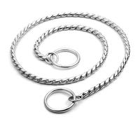 TUITA Collar de Perro con Cadena de Metal, Collar para Perro, Entrenamiento para Caminar, Suministros para Mascotas para Perros pequeños, medianos y Grandes