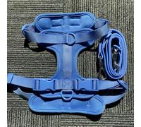 TUITA Juego de arnés y Correa para Perro, Correa Impermeable fácil de Limpiar, Chaleco Ajustable para Perro, arnés con Soporte para Bolsa para popó de Perro pequeño, yo