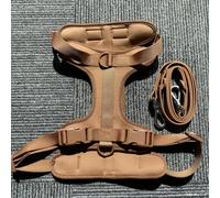 TUITA Juego de arnés y Correa para Perro, Correa Impermeable fácil de Limpiar, Chaleco Ajustable para Perro, arnés con Soporte para Bolsa para popó de Perro pequeño, yo