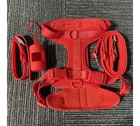 TUITA Juego de arnés y Correa para Perros, Chaleco para Perros sin tirones, arnés de PVC, Correa Impermeable para Perros pequeños, medianos y Grandes