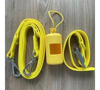 TUITA Juego de Collar y Correa Impermeables para Perros, Collares Ajustables a Prueba de olores para Mascotas, Perros Grandes, medianos y pequeños, Soporte para Bolsa para excrementos