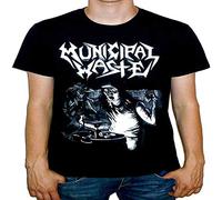 tuita Municipal Waste The Art of Partying Vintage Style T Shirt Black M