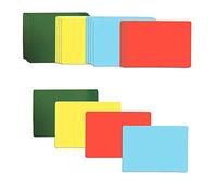 TUKA 20 pzs 12 x 8 cm Etiquetas Magnética Reescribible, Tarjetas Imán, Carteles Magnéticos Borrables Cortable, para Pizarra Blancas, Neveras, Almacén Etiquetado, Agile, Scrum..., 4 Colores, TKD9050