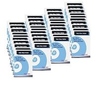 TUKA 40x A4 Menu Soporte Doble Cara, Forma de T con Base, Soportes de Sobremesa para Carteles, Menús, Promociones, Porta Carteles. T Expositor de Mesa, Acrílico Transparente, Vertical TKD8205-A4-40x