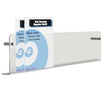 TUKA-i-AKUT 100cm Portafolletos de Pared, Acrílico Extrafuerte, Revistero Estantes de Pared, Soporte de Pared para Revistas Periódicos Folletos Documentos Libros, Transparente, TKD8256-100cm-1x