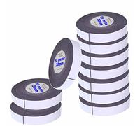 TUKA-i-AKUT 100m x 2cm Cinta Magnética Autoadhesiva, Tira de Imán de Goma con Adhesivo Prime, Banda Adhesiva para Imantación de Fotos, Pictogramas, Material de Presentación. Cortable, 10x10m TKD9035