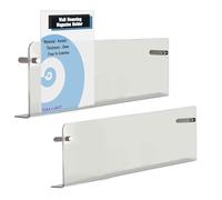 TUKA-i-AKUT 2X 80cm Portafolletos de Pared, Acrílico Extrafuerte, Revistero Estantes de Pared, Soporte de Pared para Revistas Periódicos Folletos Documentos Libros, Transparente, TKD8256-80cm-2x