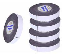 TUKA-i-AKUT 50m x 2cm Cinta Magnética Autoadhesiva, Tira de Imán de Goma con Adhesivo Prime, Banda Adhesiva para Imantación de Fotos, Pictogramas, Material de Presentación. Cortable, 5x10m TKD9035