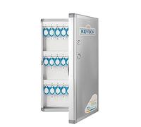 TUKA-i-AKUT Armario de Llaves para 72 Llaves, Metal Caja para Llaves con Cerradura y Llavero, Montaje en Pared, Caja de Almacenamiento para Guardar Llaves de Aleación de Aluminio, TKD8650-72