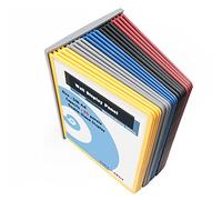 TUKA-i-AKUT Sistema de Paneles de Visualización, 20 Paneles de Pantalla, Soporte de Pared con Paneles de Visión, para Almacén Taller Tienda Negocio Laboratorio Oficina etc. Multicolor, TKD8222-20x