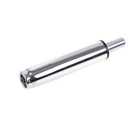 TUKA Muelle de Gas para Silla de Oficina y Taburete, 200mm Cilindro, 260-380mm Longitud Total, Repuesto Cilindro Elevador de Gas, Resorte Amortiguador de Gas, Cromo, Plata, TKD5202-120