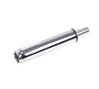 TUKA Muelle de Gas para Silla de Oficina y Taburete, 220mm Cilindro, 280-420mm Longitud Total, Repuesto Cilindro Elevador de Gas, Resorte Amortiguador de Gas, Cromo, Plata, TKD5202-140