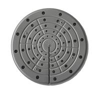TUKA Placa Térmica de Acero para Estufas de Gas, Accesorios Cocina, Distribuidor de Llama, Ahorro y Mejor Cocción, Camping Gas Portátil, Diámetro 16cm, Color Gris, Cubre Encimera Gas