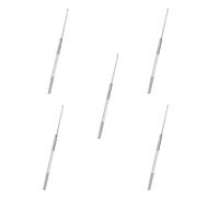 TUKNN Agujas de Disección, Aguja de Disección de Acero Inoxidable, Agujas Enmangadas Laboratorio, Kit de Experimento de Aguja de Disección, para Experimento de Disección de Insectos, 5 Piezas