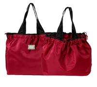 TUKRKRS 5PACK Reusable Bag Large Nylon bags, Foldable Canvas Tote for Grocery Shopping and Outdoor Use, Heavy Duty 35 lbs Load Support, 17.3 in × 16.5 in × 3.9 in