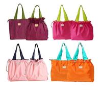 TUKRKRS 8PACK Reusable Shopping Bag, Foldable Heavy Duty Tote with Reinforced Handles for Groceries, Travel, and Daily Use, Holds Up to 35 lbs, Size 17.3 in × 16.5 in × 3.9 in