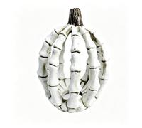 TUKRKRS Halloween Skeleton Bone Pumpkin Sculpture Resin Gothic Home Decor
