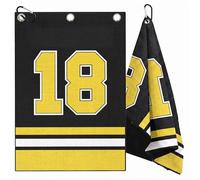 TUKRKRS Large Microfiber Golf Towel 15.7"x23.6" with Carabiner Clip, Highly Absorbent and Quick Dry, Soft and Lint Free, for Golf Bag and Clubs, Gift for Men Women(Option A)