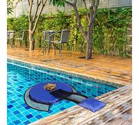TUKRKRS Rampa de escape para salvar animales, 1 paquete de rampa de escape azul para salvar animales, rampa flotante inflable para perros al aire libre, ranas, sapos, ratones, pájaros