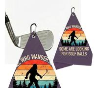TUKRKRS Some Are Looking for Golf Balls Funny Towel with Hook - 15.75"x23.62" for Golf Buddies and Foursomes - Quick Dry Microfiber for Clubs Balls