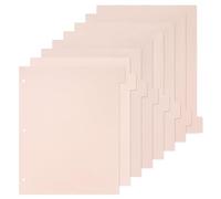 TUKRPQMRI 8 hojas separadores de carpetas, carpeta de páginas de cuaderno, separador de páginas for carpetas, marcador de página/36