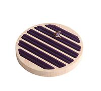 TUKRPQMRI Bandeja de madera for exhibición de aretes y pulseras redondas, tablero de exhibición/1145(B)