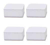 TUKRPQMRI Elevadores de muebles autoadhesivos, elevadores de muebles de acero al carbono, elevadores de cama antideslizantes y silenciosos con almohadilla de fieltro for sofá/sofá/151(White)