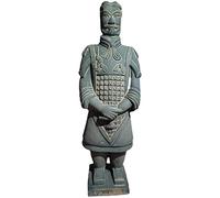 TUKRPQMRI Figura de terracota de 9,8 pulgadas, estatua de terracota hecha a mano, adornos antiguos, artesanías, figuras de arcilla Qin, figuras individuales de arcilla/764(Bronze)