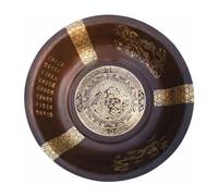 TUKRPQMRI Lavabo de estilo vintage, cuenco de cocina de cobre, cuencos de sopa, plato redondo, plato de frutas y verduras for fregadero pequeño, cocina, exterior, baño, lavandería/682(36cm)