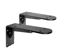 TUKRPQMRI Soportes for estantes Soportes en L for estantes - Soportes for estantes flotantes rústicos de hierro forjado industrial resistente, soportes de pared en ángulo J/L. /656(550X250mm)