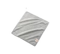 TUKRPQMRI Toalla cuadrada de fibra con gancho for etiquetas de tela gruesa, toalla pequeña, absorbente, suave, for la cara de los niños, toalla de mano /21(Green)