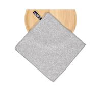 TUKRPQMRI Toalla cuadrada de fibra de gancho engrosada, absorbente, suave, for la cara de los niños, toalla de mano, toalla de cocina /19(Grey)