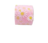 Tul Rollo de tul con margaritas 6 cm ancho, 25 yardas, suministros for fiestas, lazos for el cabello hechos a mano(Pink)