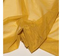 Tul suave elástico por metro, tela de tul por metro para ropa, tul por metro para camisetas, cuerpos ajustados, danza y espectáculo 244 ORO