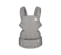 Tula Explore Linen portabebes recien nacido ergonomico e evolutivo lino mochila portabebes verano hacia delante frontal 3-en-1, 3,2 a 20,4 kg, Ash