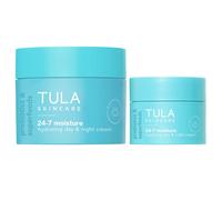 Tula Skin Care 24-7 Hydrating Day & Night Cream Full + Tamao de viaje Duo - Himitabro nutritivo Mantener el equilibrio de la piel y mejorar la s
