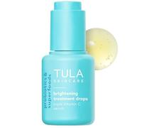 TULA Skin Care Brightening Treatment Drops | Skincare-First, Vitamina C Serum, Brightens the Look of Dull Skin & Dark Spots | 1 fl. oz